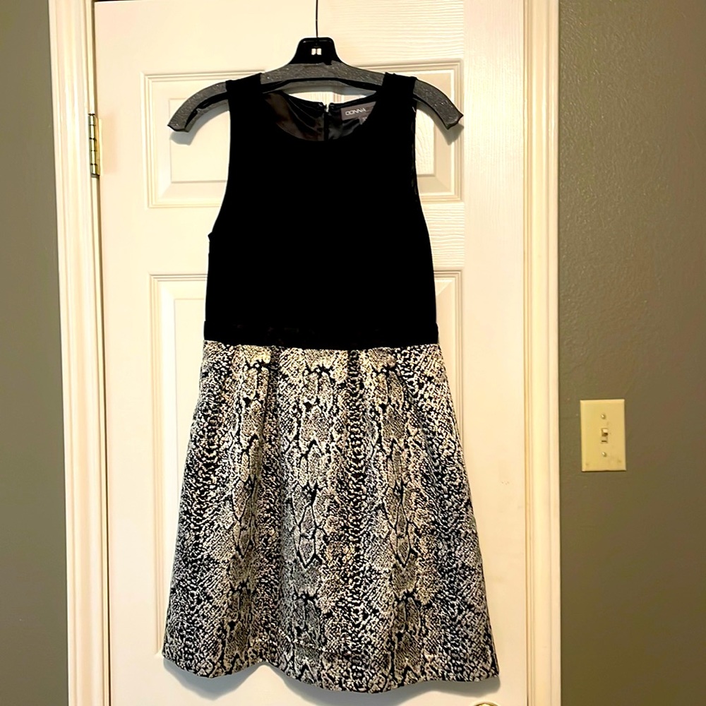 Black and Gold Cocktail Dress